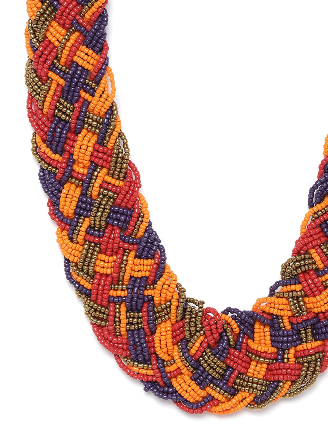 RICHEERA Multicoloured Beaded Necklace