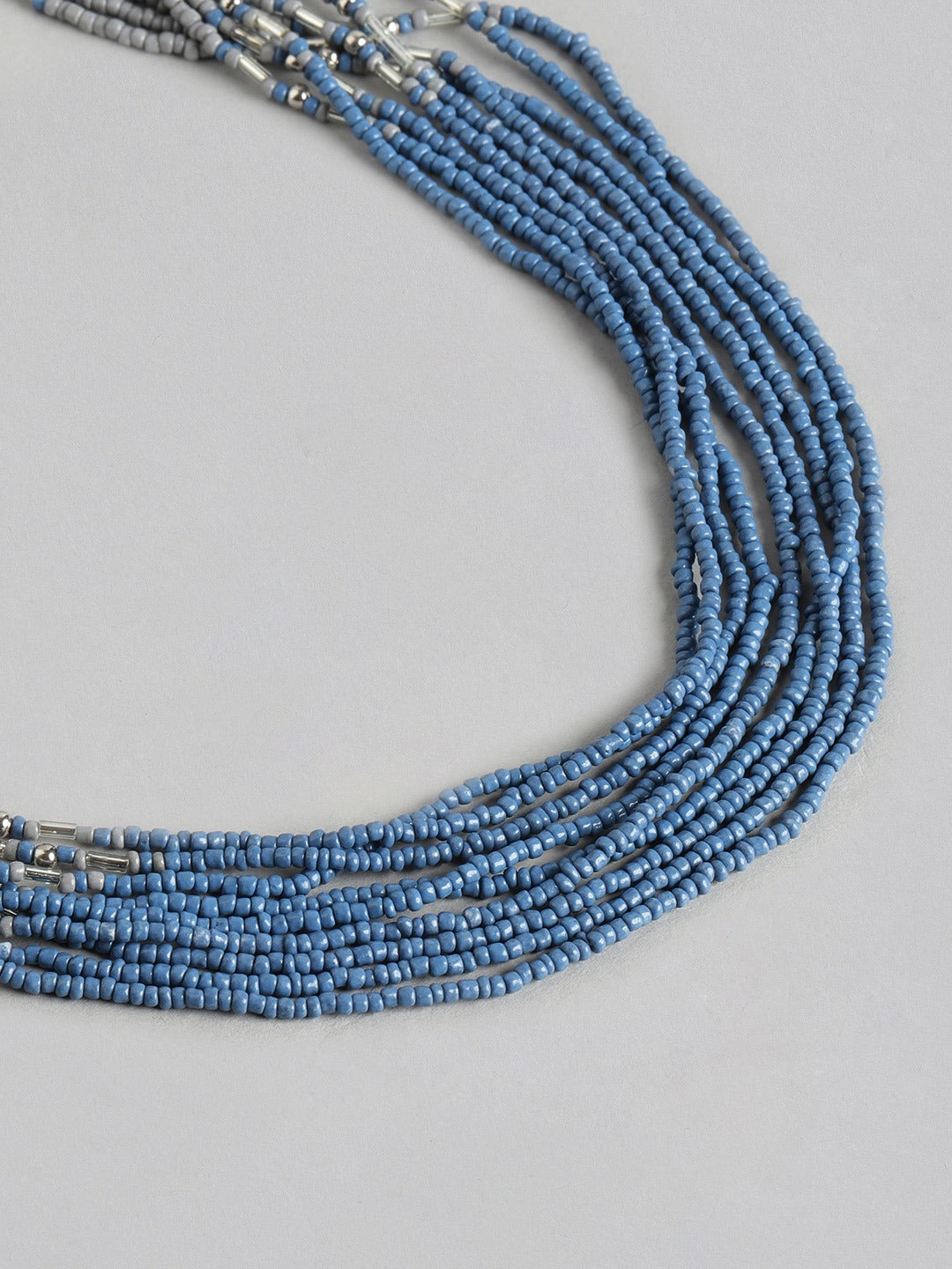RICHEERA Blue & Grey Necklace