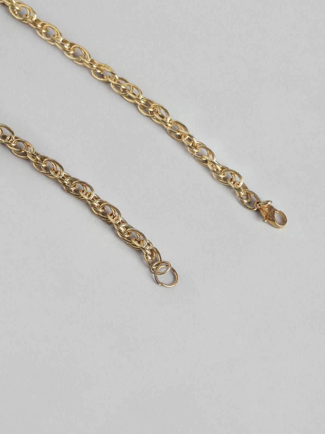 Beige & Gold-Toned Beaded Necklace