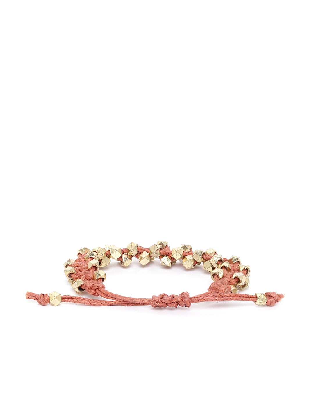 Rust Red Gold-Plated Bracelet
