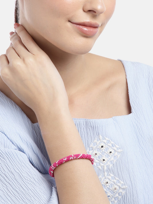 Women Beaded Bangle-Style Bracelet