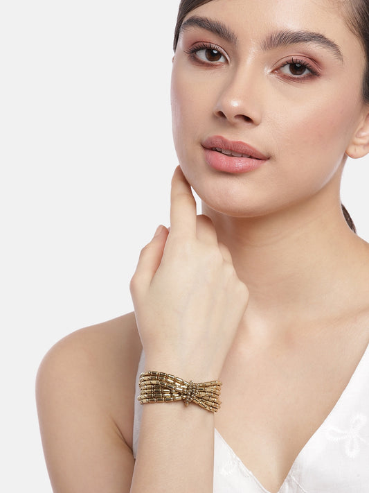 Women Gold-Toned Gold-Plated Bracelet