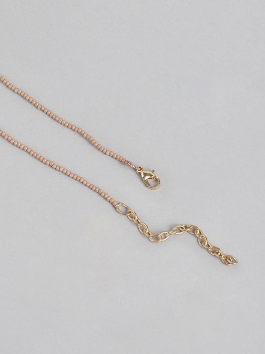 Brown & White Necklace