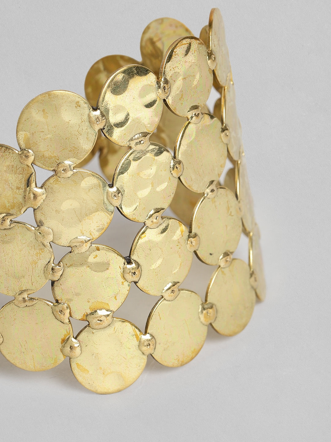 Women Gold-Toned Gold-Plated Cuff Bracelet