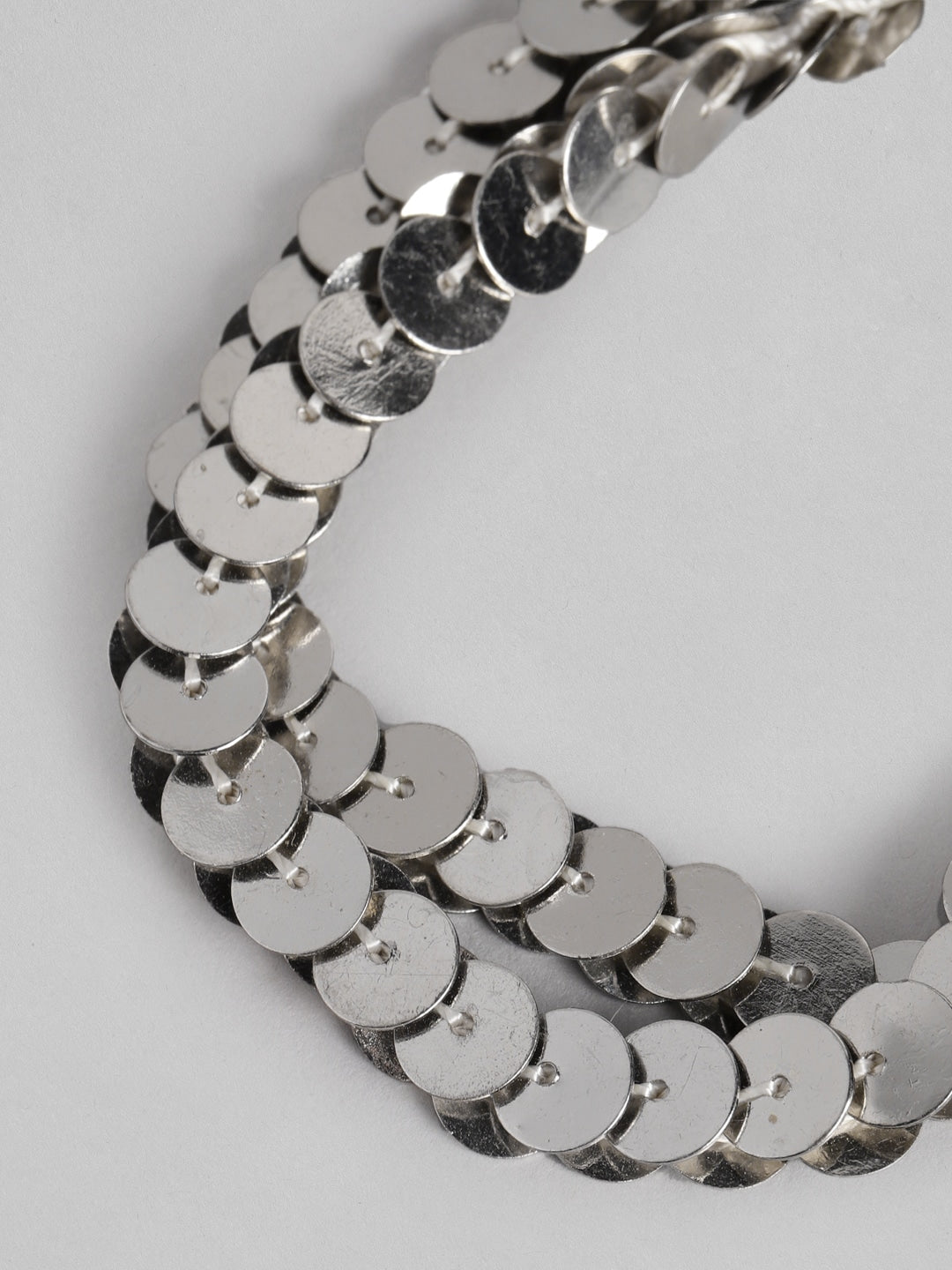 Women Silver-Toned & Black Charm Bracelet