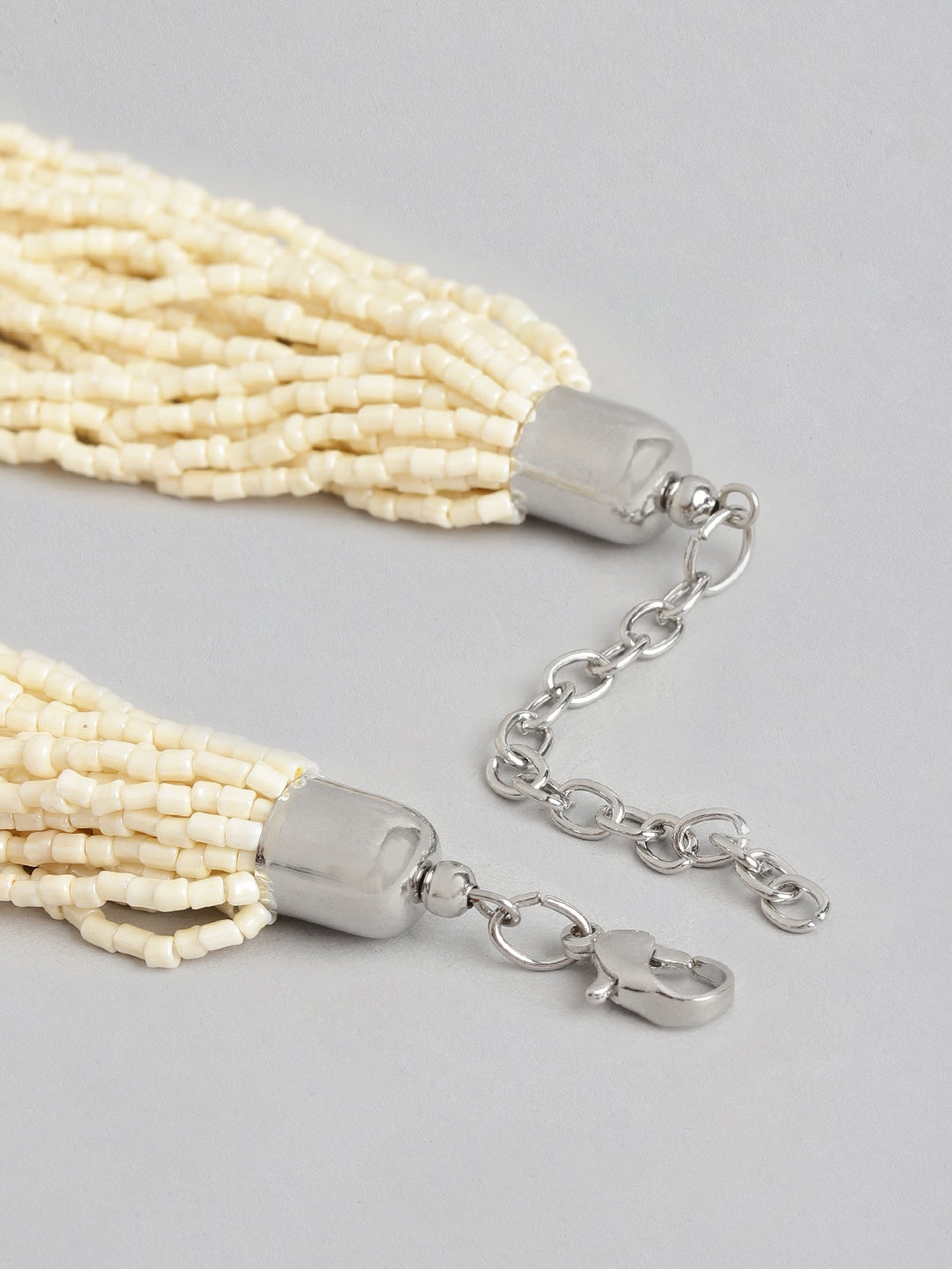 Beaded Multi-Layered Statement Necklace