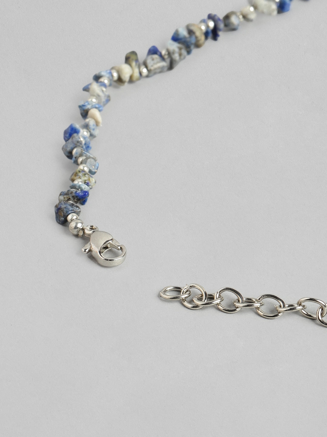 Blue & White Beaded Necklace