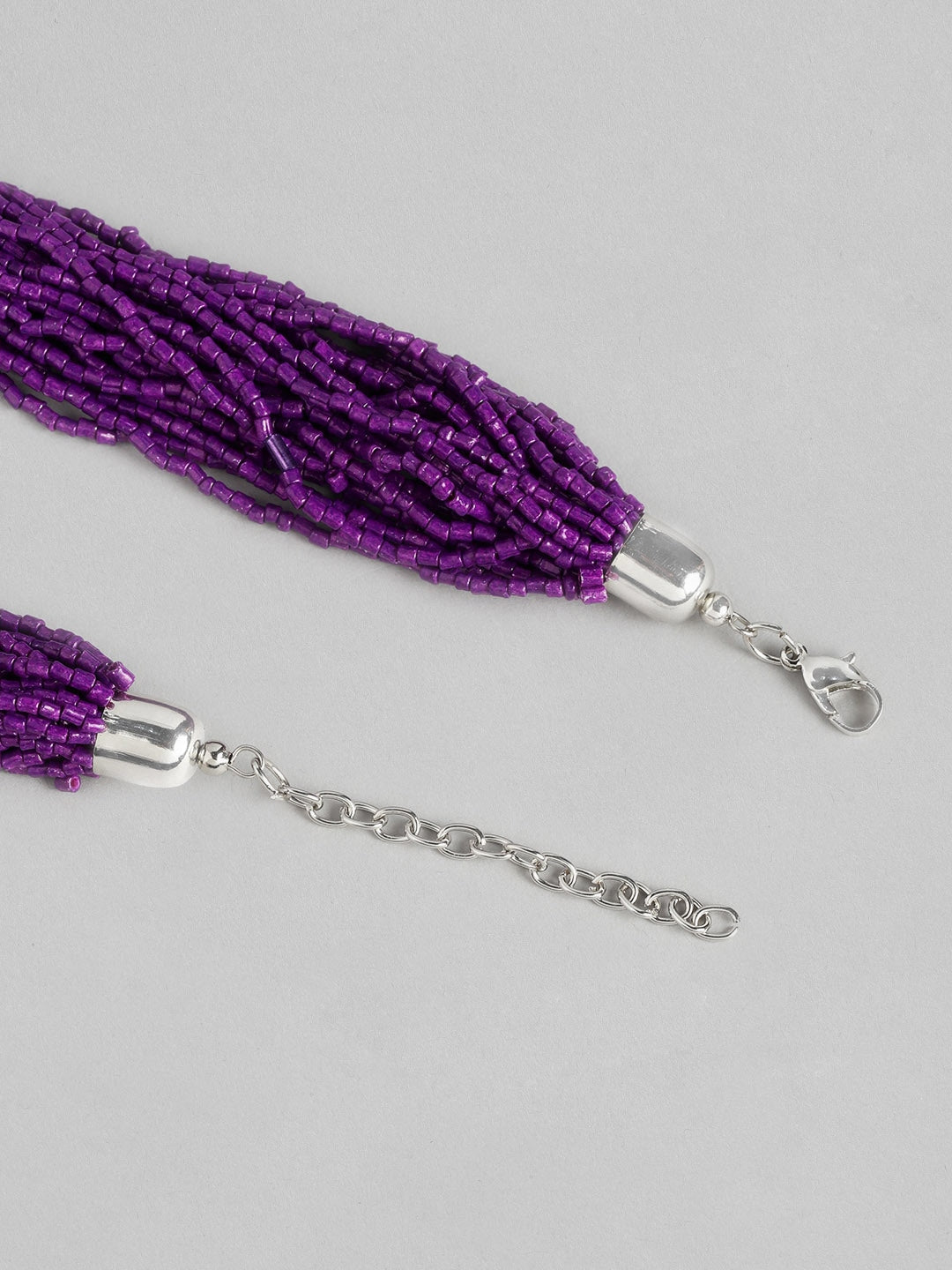 Beaded Multi-Layered Statement Necklace - Richeera