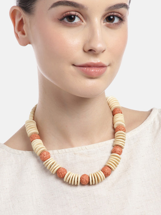 RICHEERA Women Artificial Beads Studded Statement Necklace