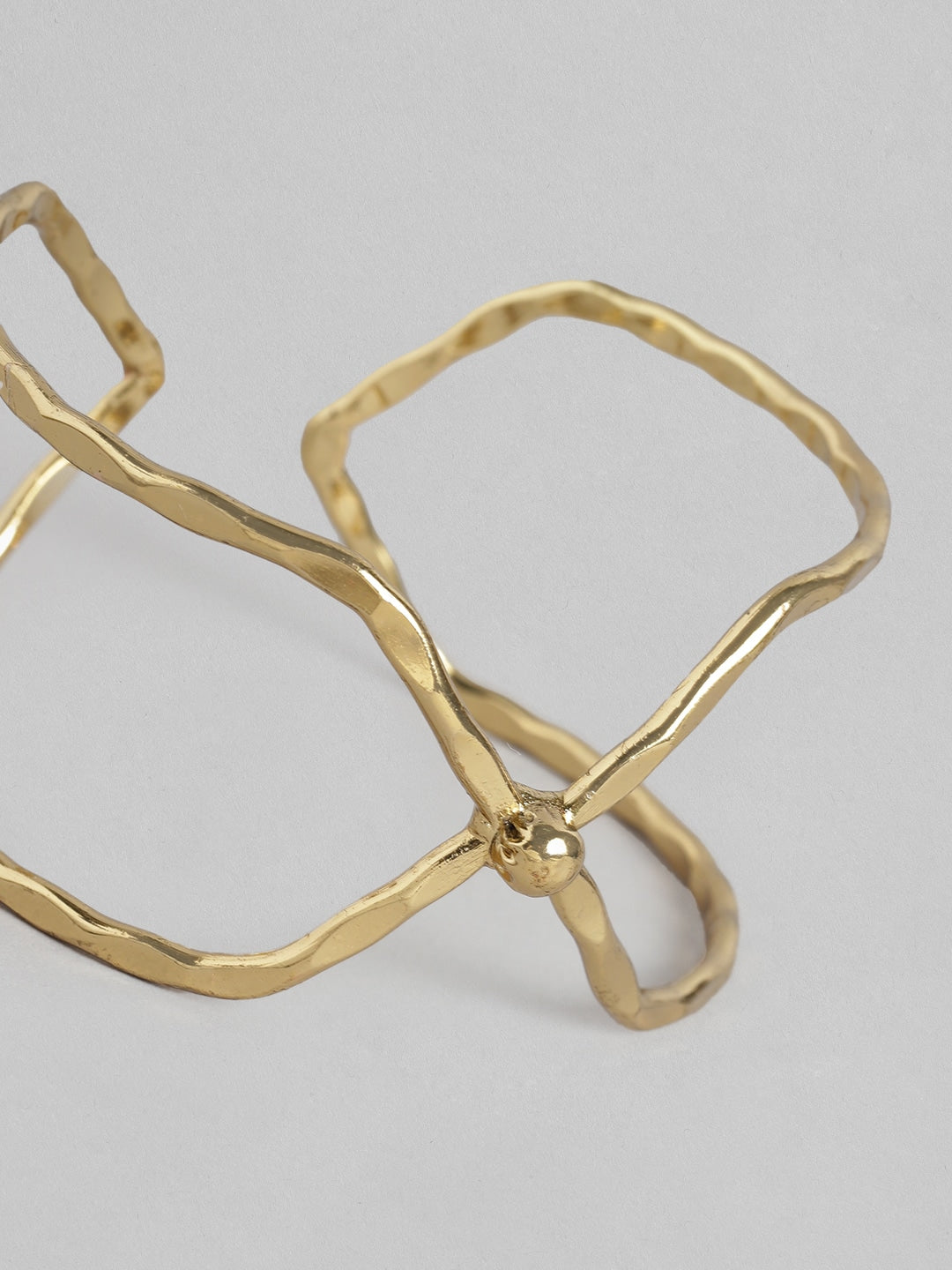 RICHEERA Gold-Plated Cuff Bracelet