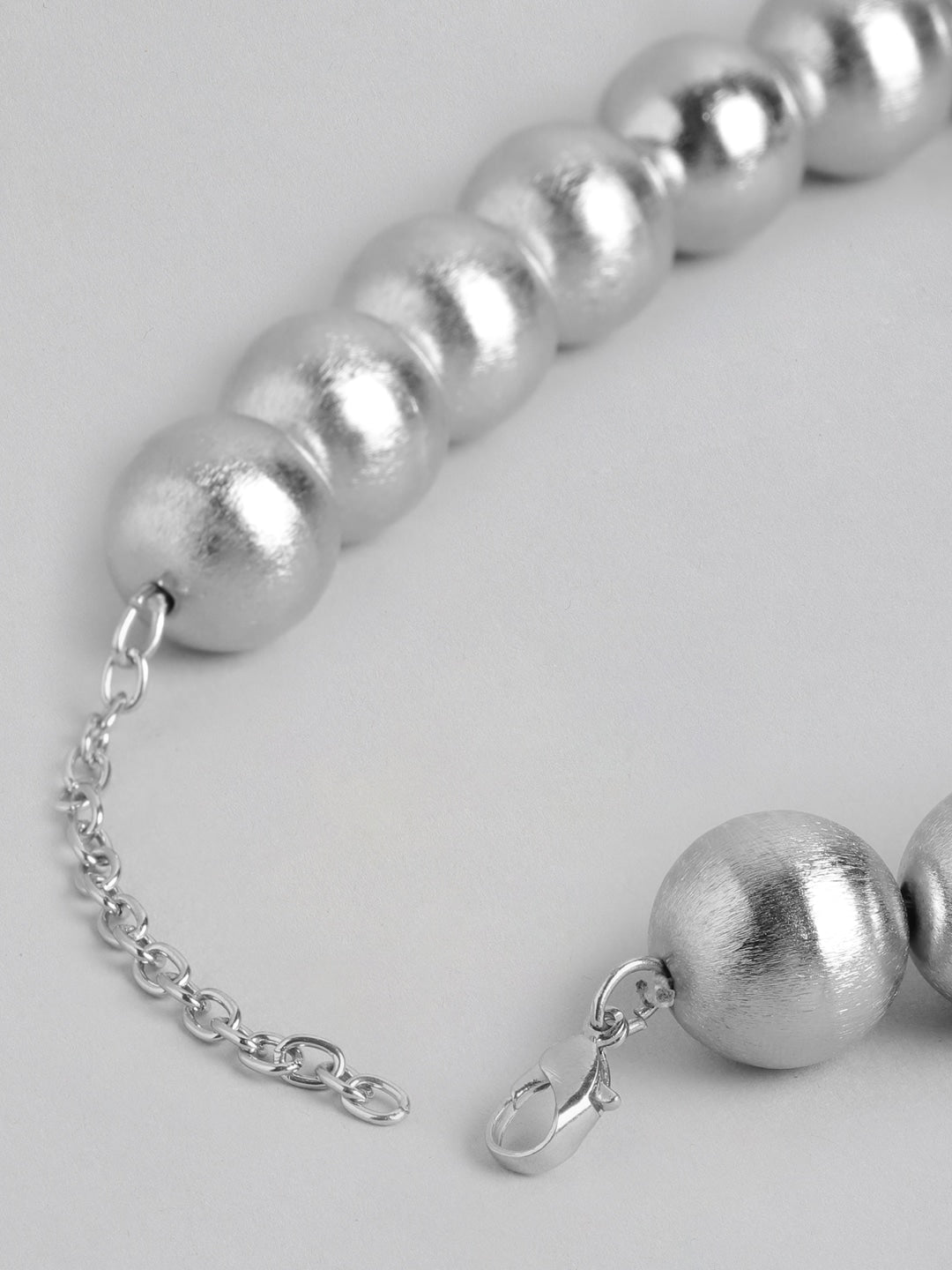 RICHEERA Brass Silver-Plated Necklace