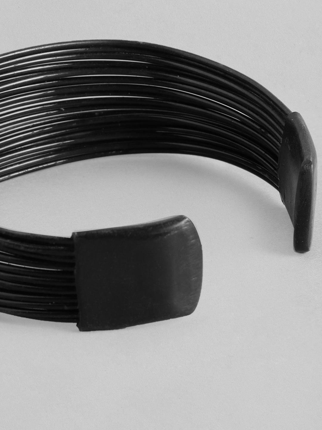 Women Black Cuff Bracelet