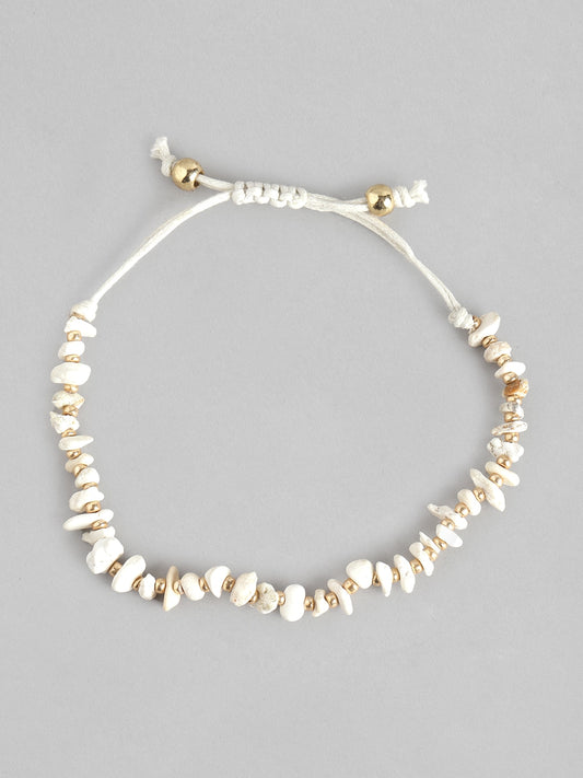 RICHEERA Women White Armlet Bracelet