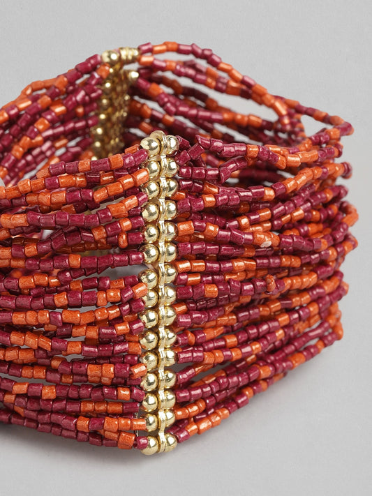 Women Layered Gold-Plated Bracelet