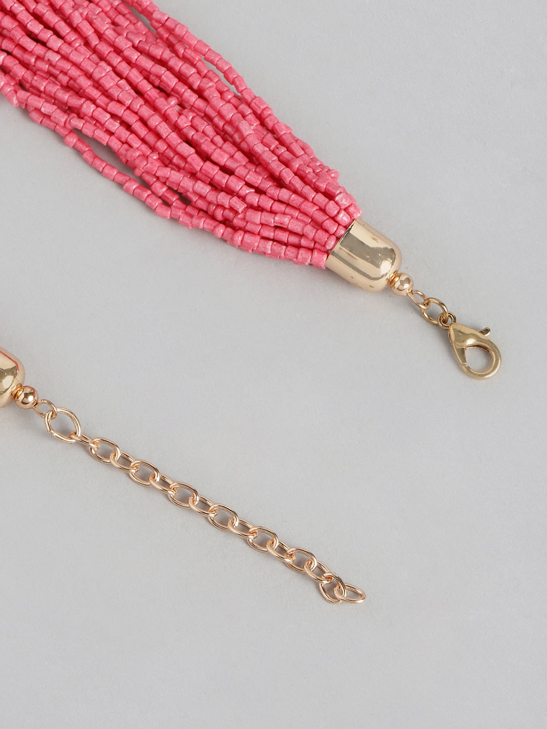 Beaded Multi-Layered Statement Necklace