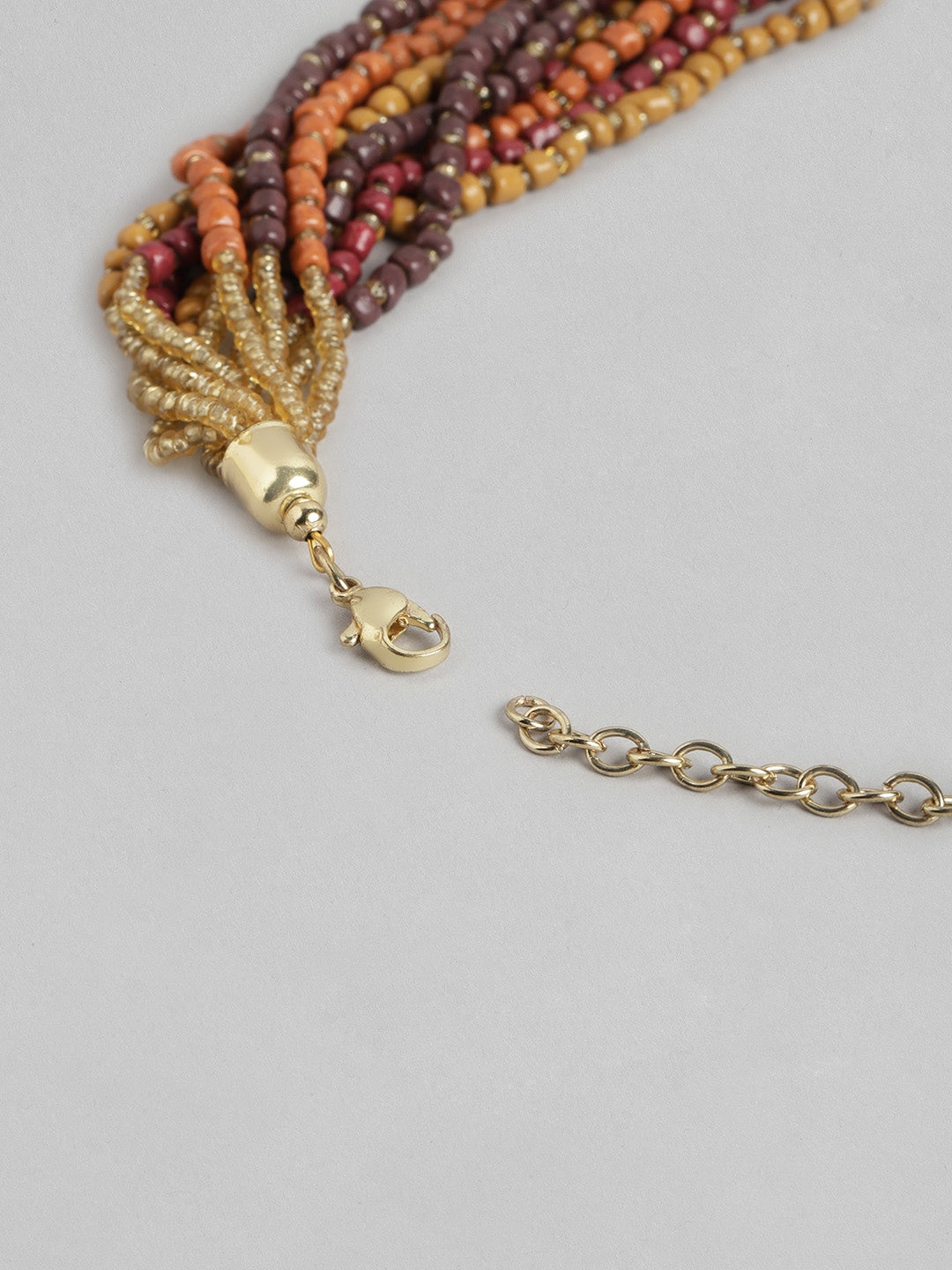 RICHEERA Brass Beaded Necklace