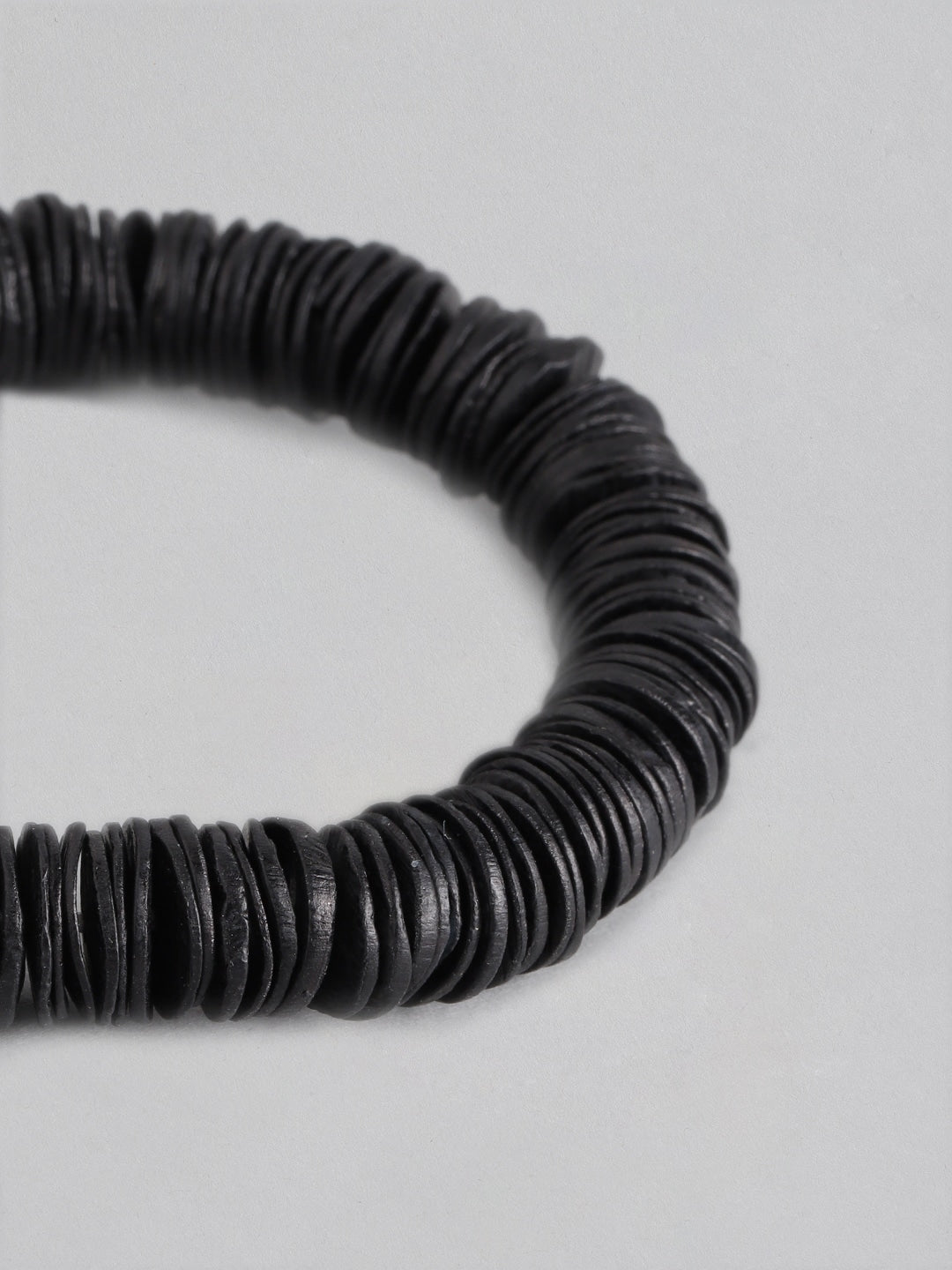 Women Black Elasticated Bracelet