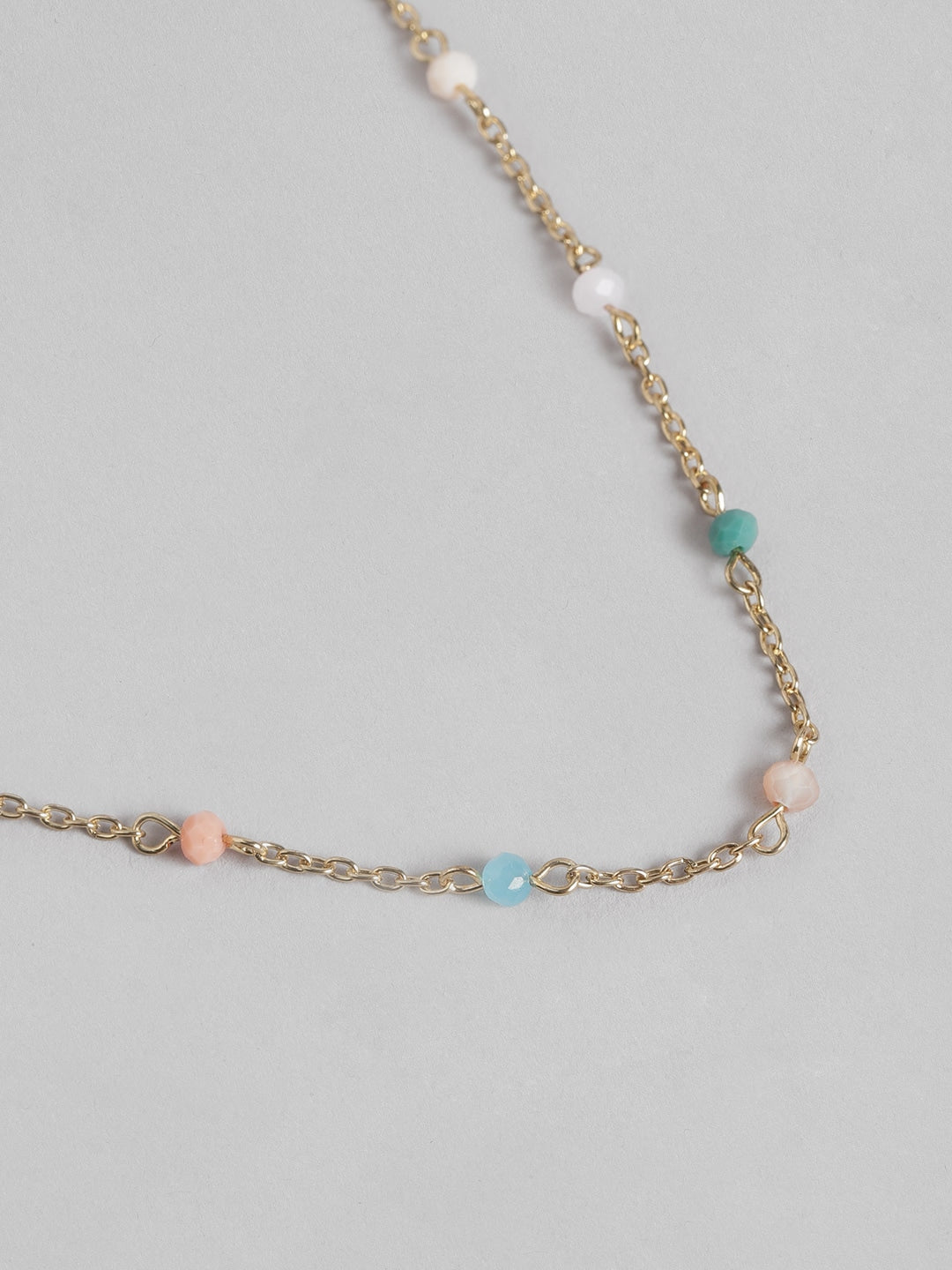 Brass Gold-Plated Necklace - Richeera