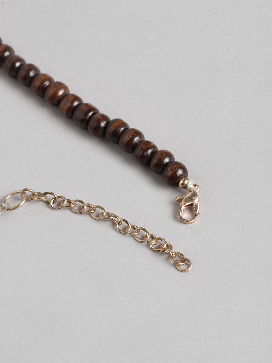 Brass Beaded Necklace - Richeera
