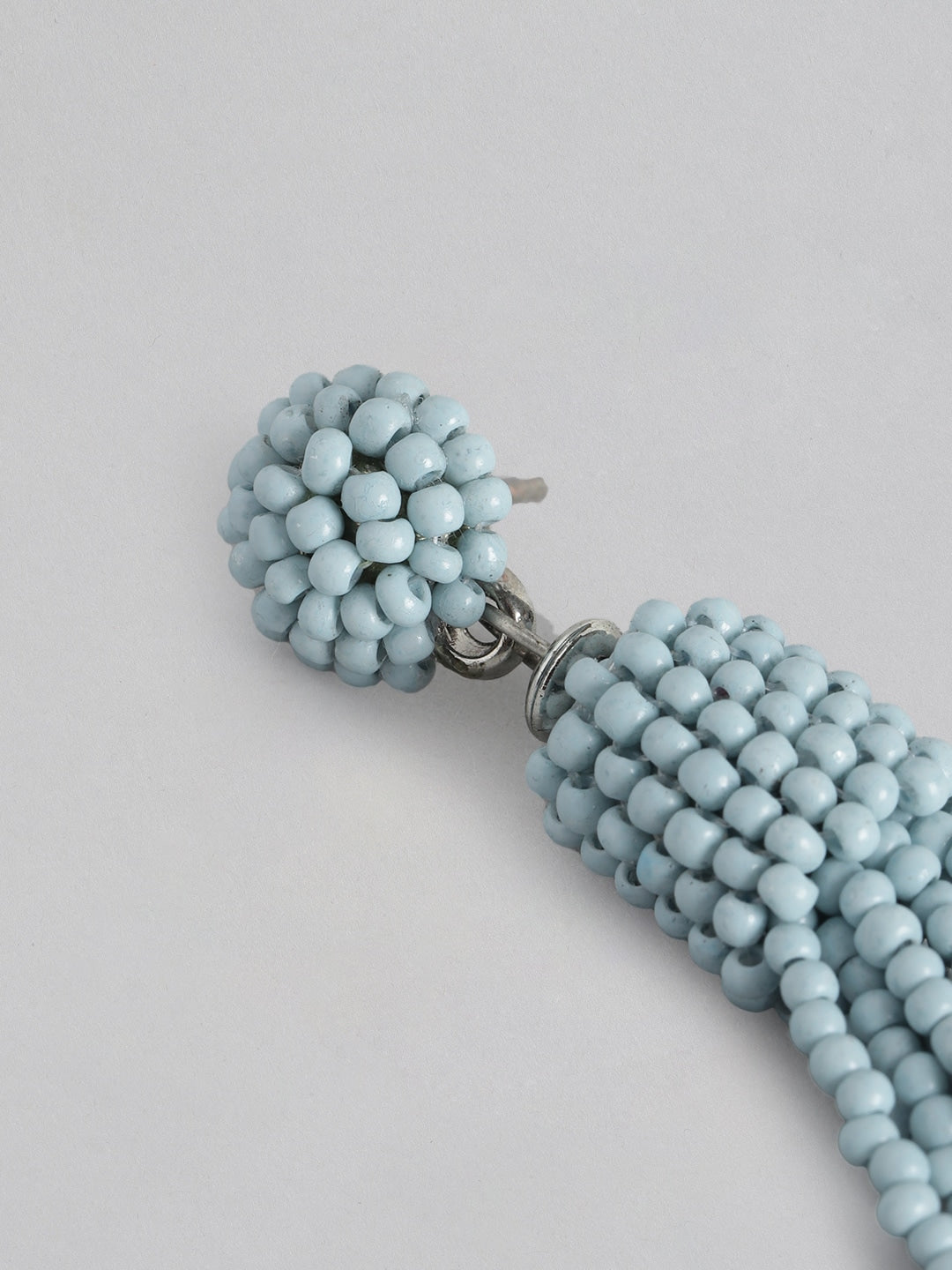 Blue Contemporary Drop Earrings