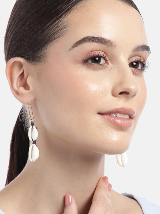 Teardrop Shaped Drop Earrings