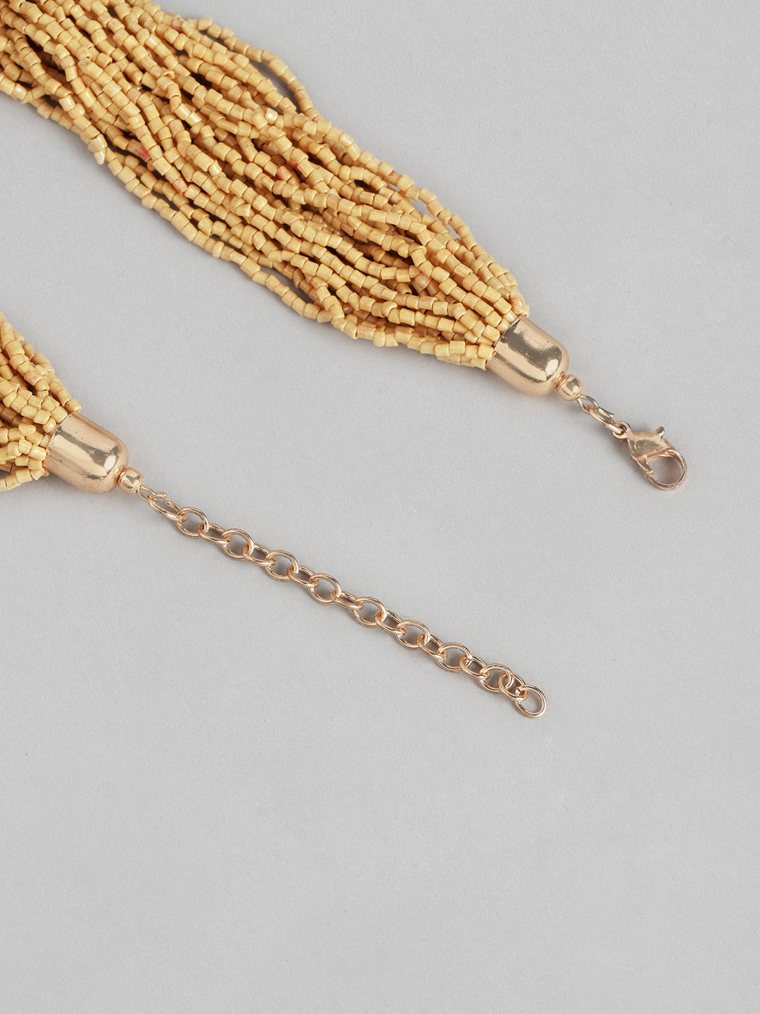 Beaded Multi-Layered Statement Necklace - Richeera