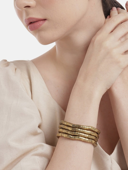 RICHEERA Women Gold-Plated Bracelet