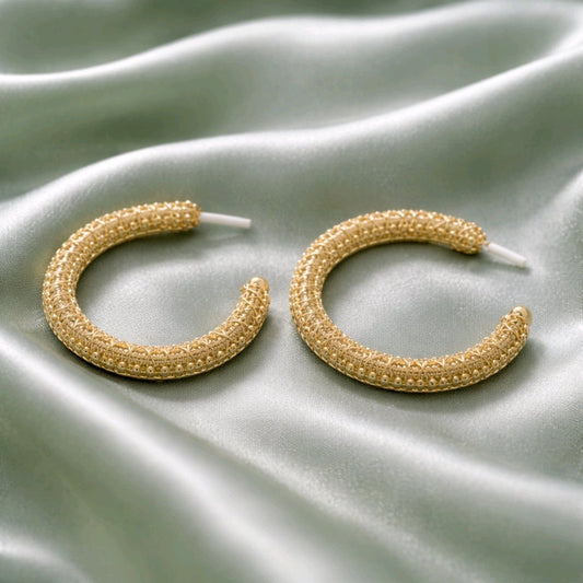 RICHEERA Gold-Plated Earrings - Side Image