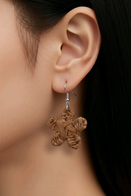 RICHEERA Silver-Plated Earrings - Detail Angle