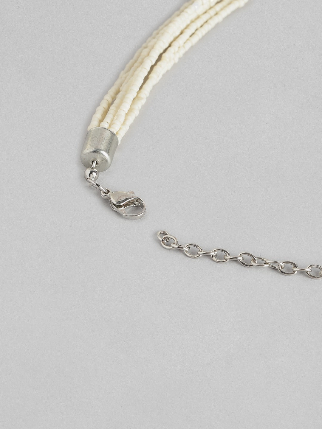 Layered Artificial Beads Necklace - Richeera