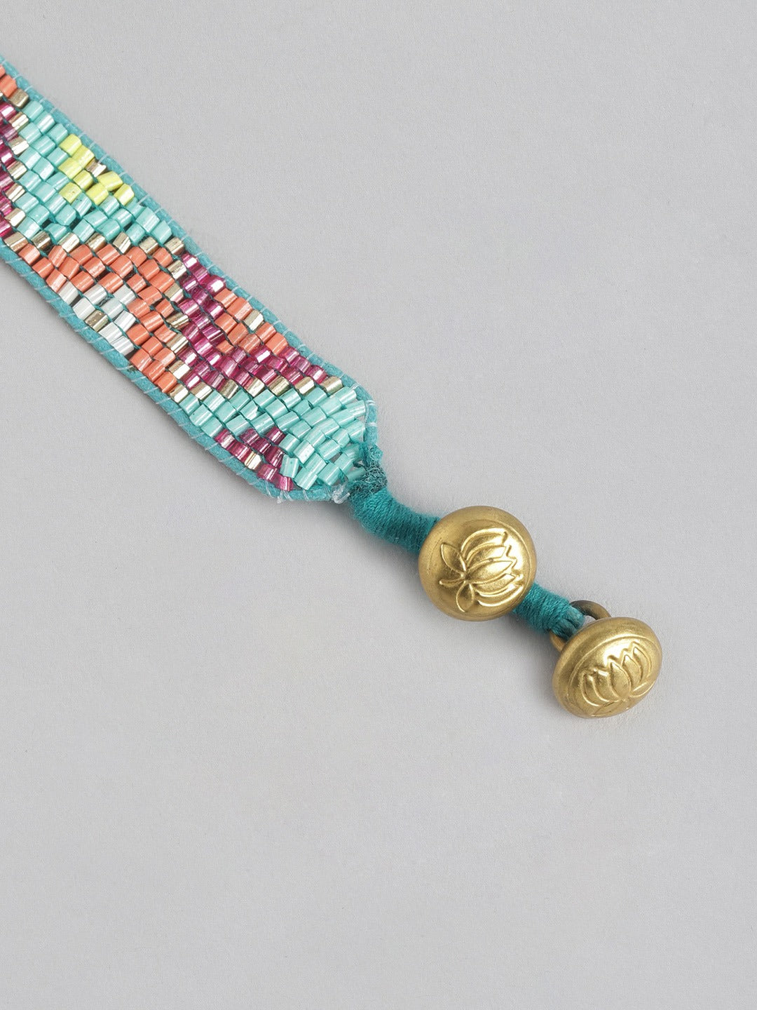 Women Artificial Beads Wraparound Bracelet