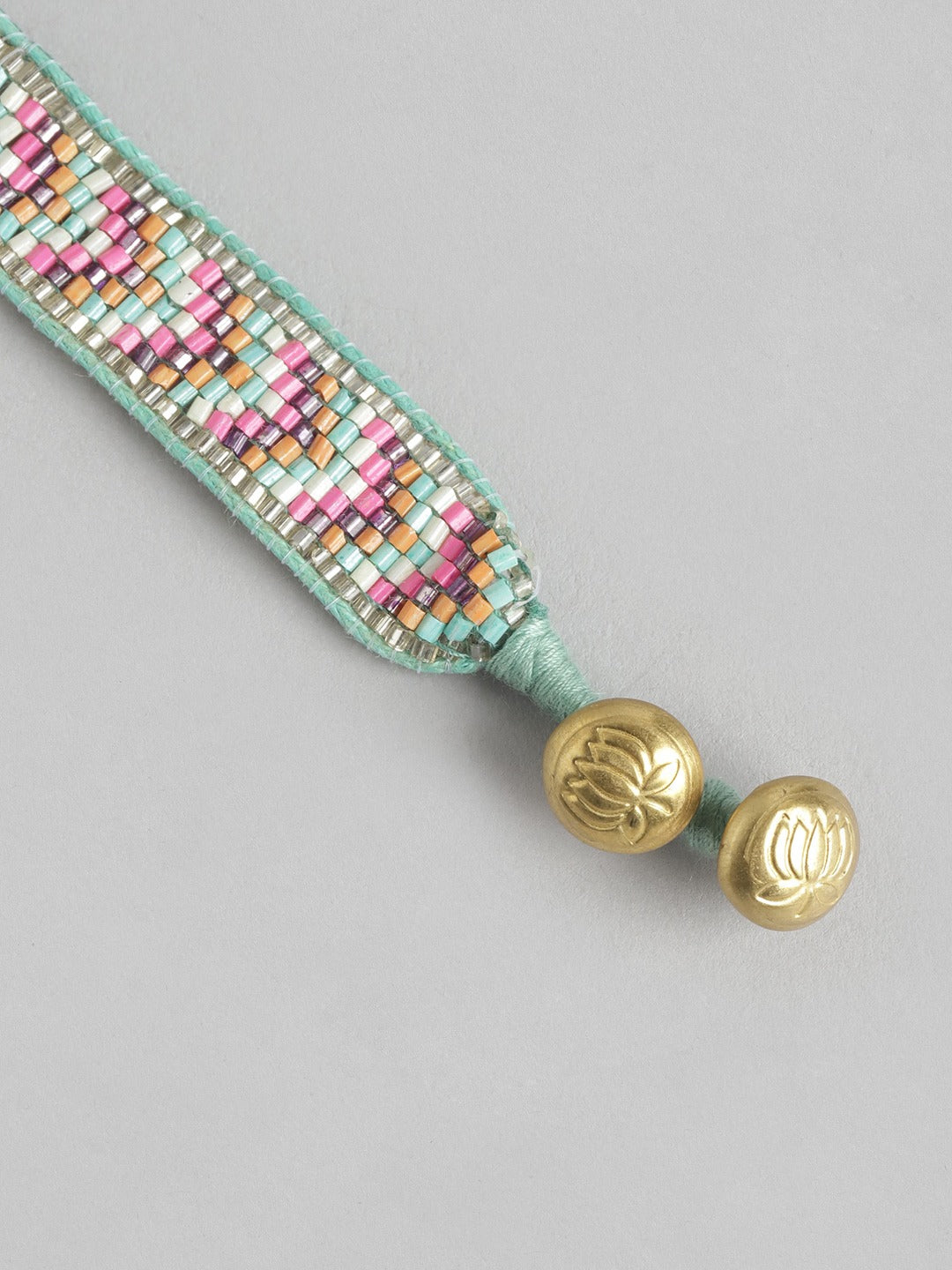 Women Artificial Beads Wraparound Bracelet
