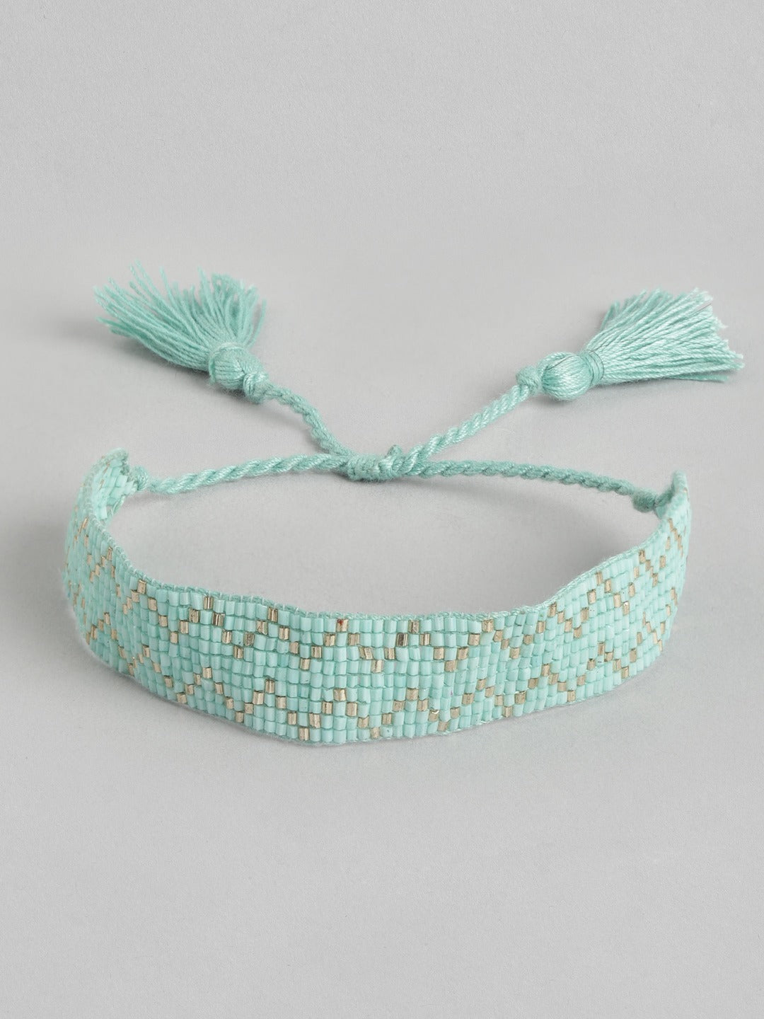 Women Artificial Beads Wraparound Bracelet