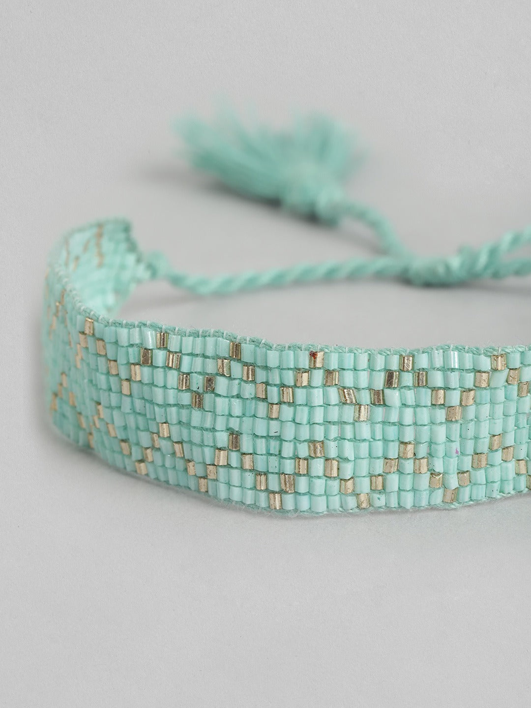 Women Artificial Beads Wraparound Bracelet