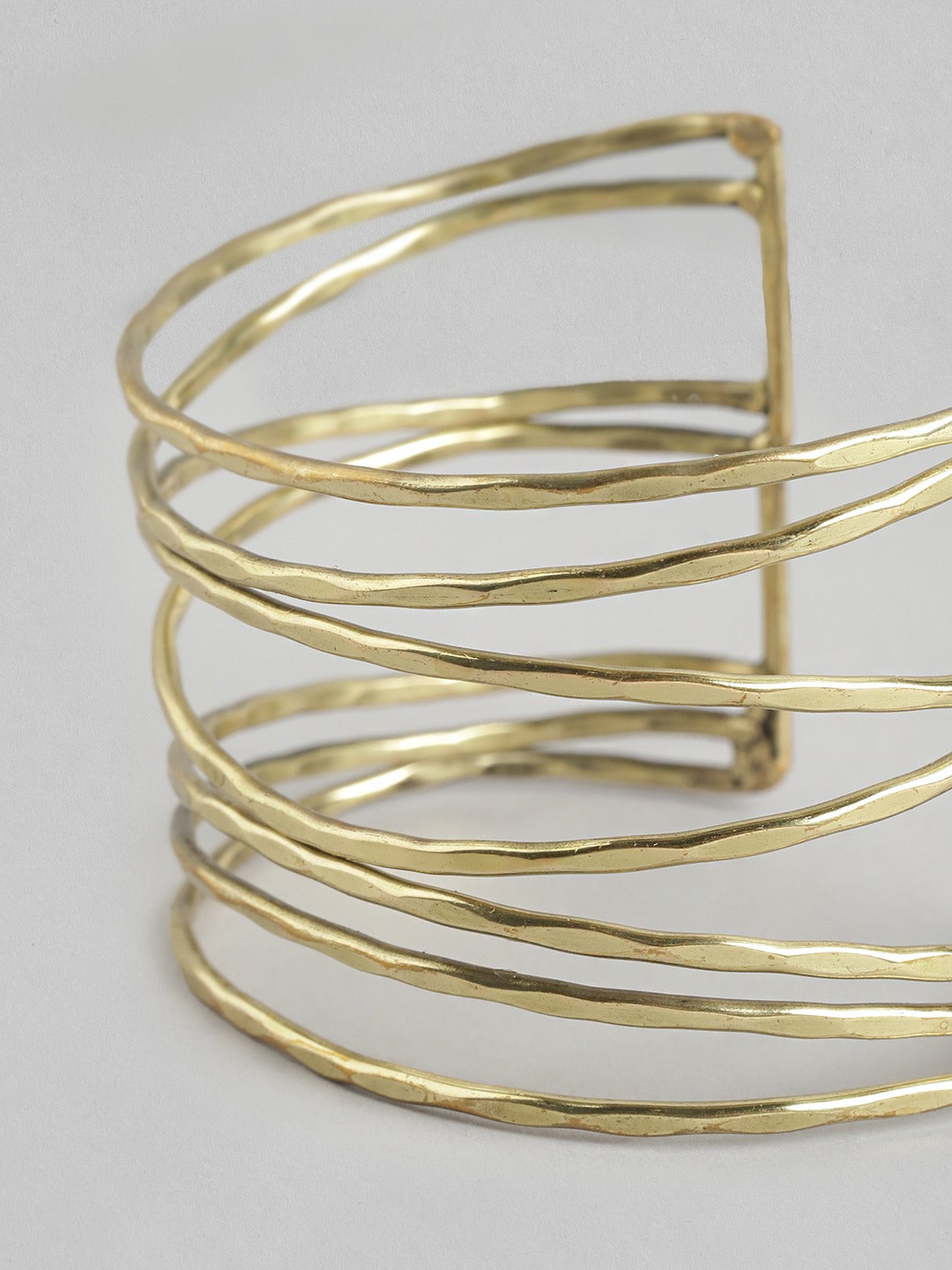 Women Gold-Plated Cuff Bracelet