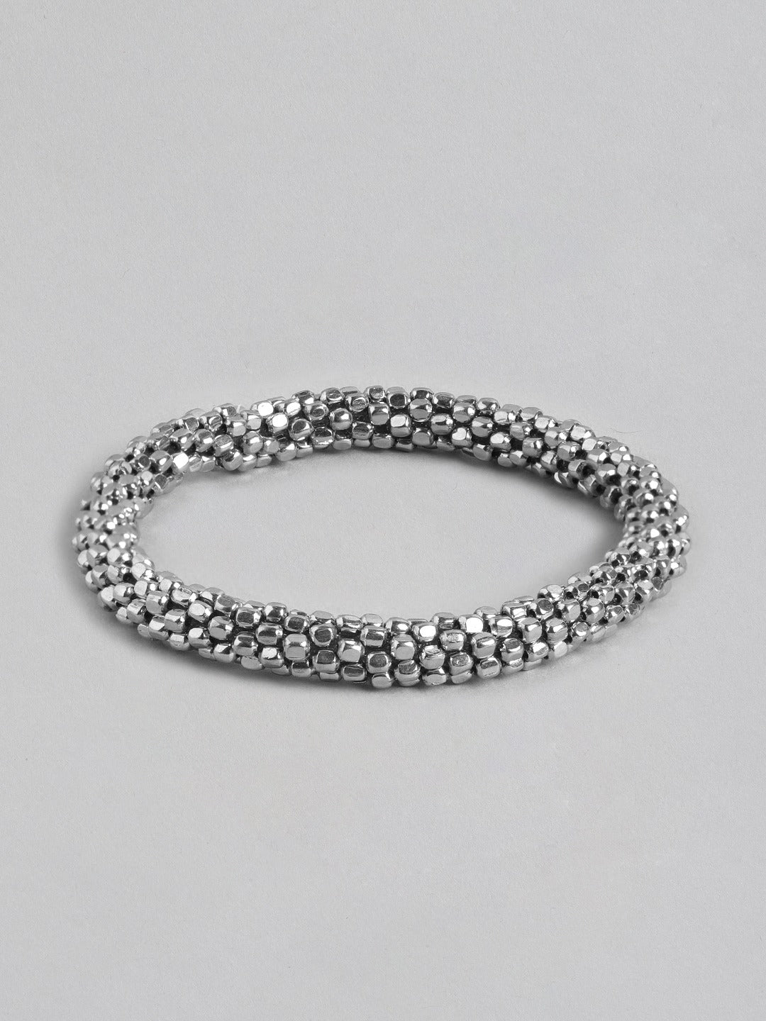 Women Brass Silver-Plated Bracelet