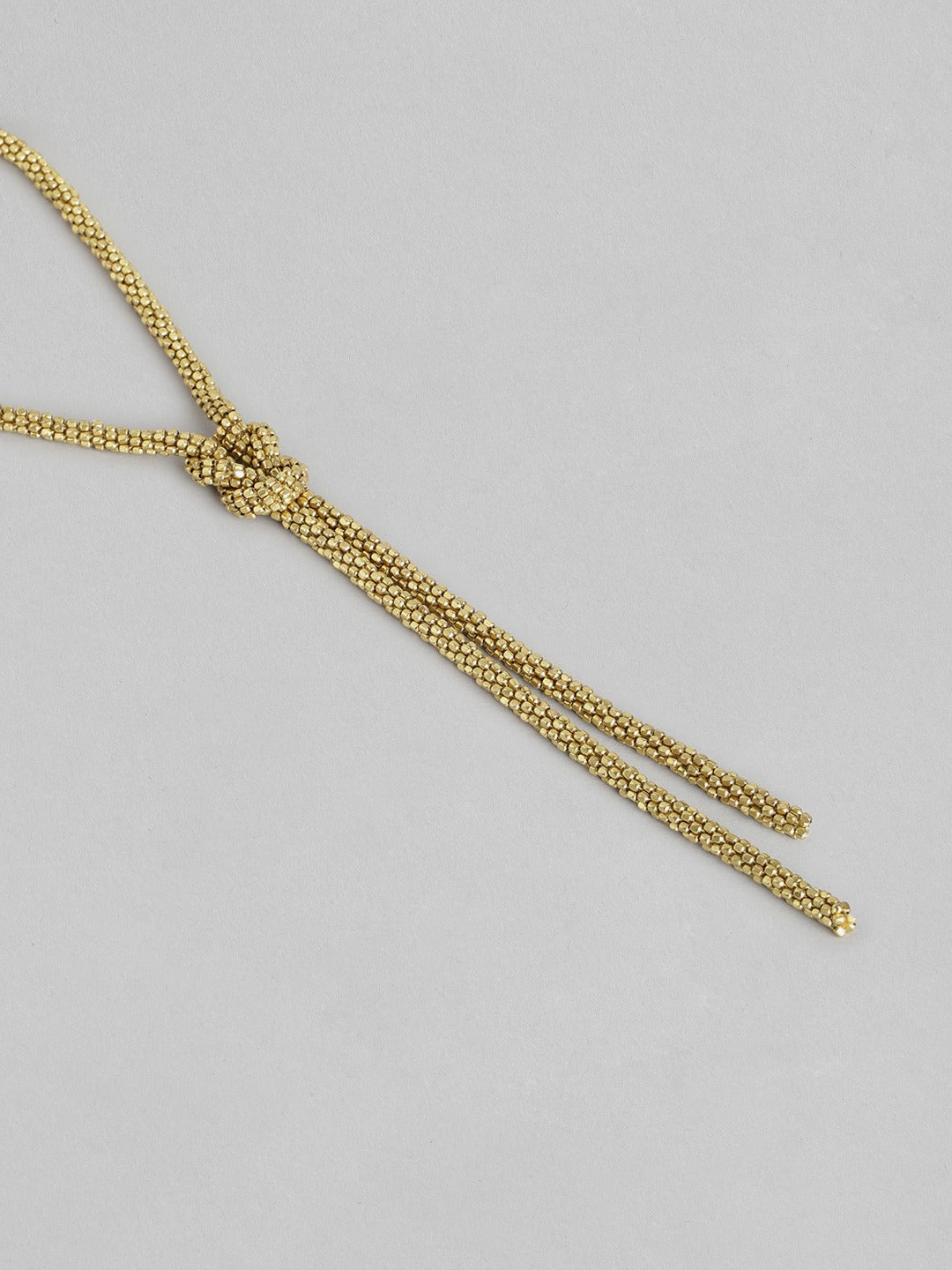 Gold-Plated Artificial Beabed Necklace - Richeera