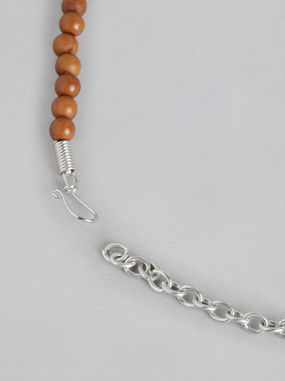 Silver-Plated Artificial Beads Necklace - Richeera