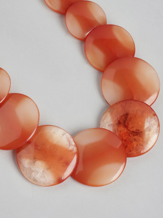 RICHEERA Gold-Plated Resin Necklace