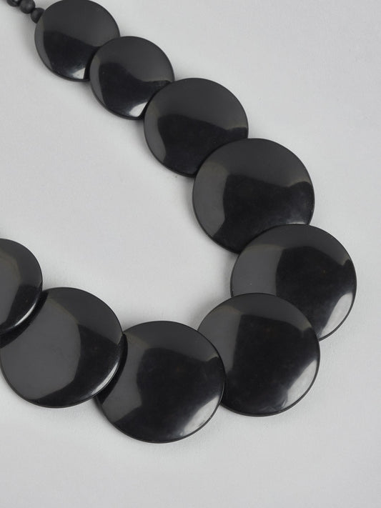 RICHEERA Silver-Plated Resin Necklace