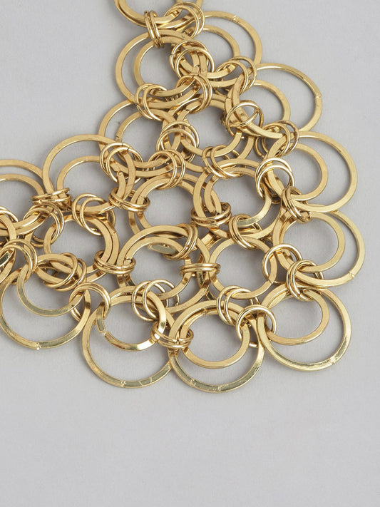 RICHEERA Brass Gold-Plated Necklace