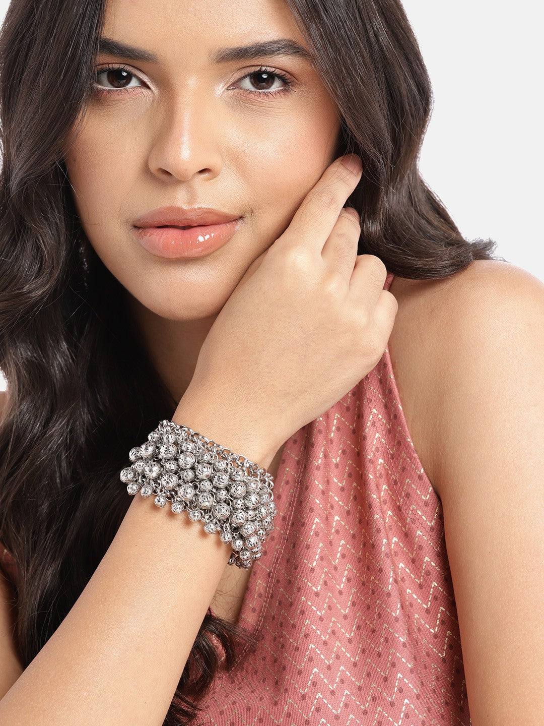 RICHEERA Women Silver-Plated Armlet Bracelet