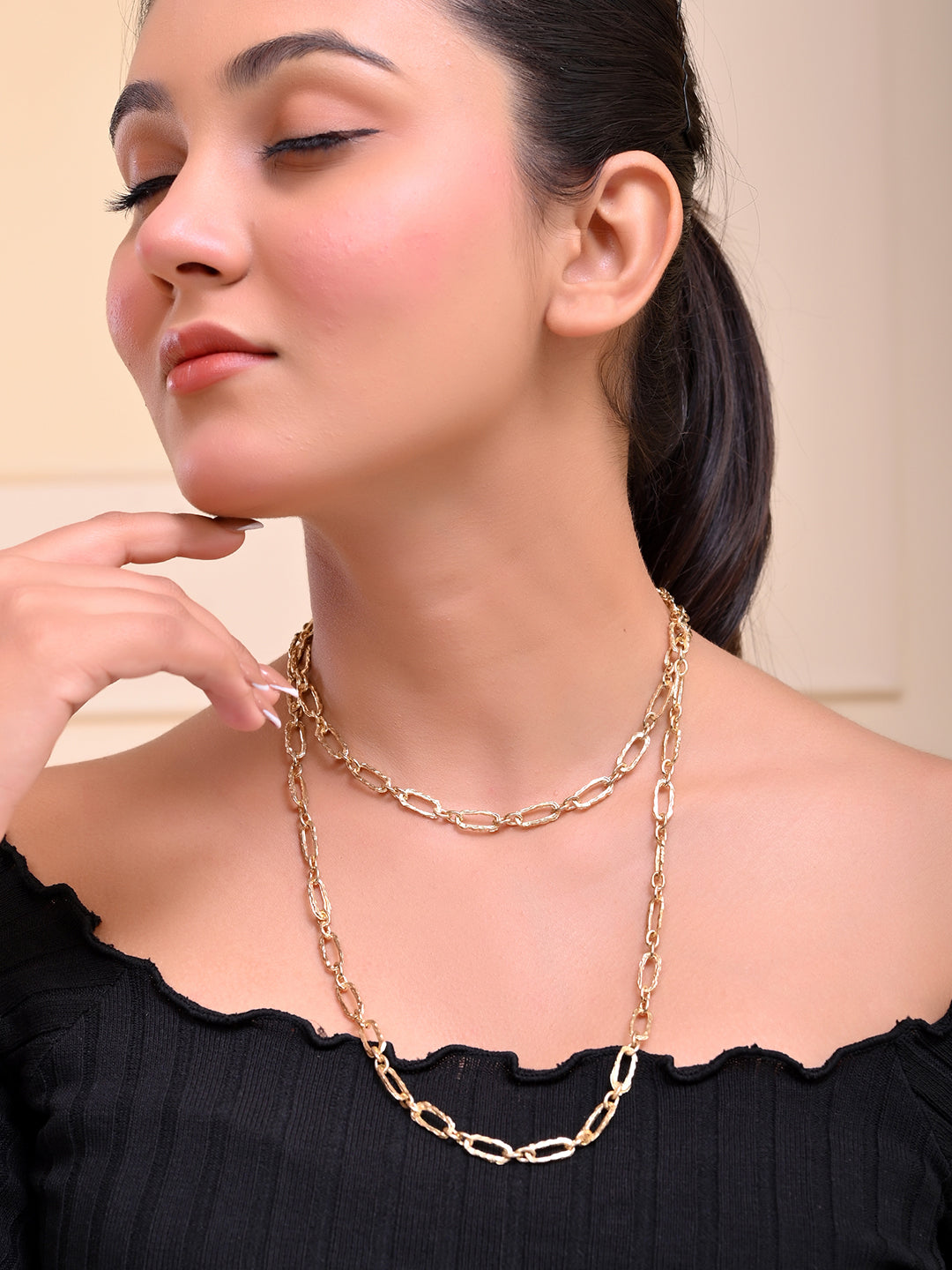 RICHEERA Gold-Plated Necklace