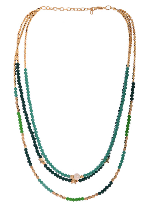 RICHEERA Silver-Plated Layered Necklace