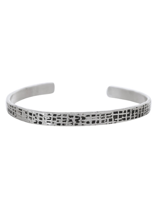 RICHEERA Women Silver-Plated Cuff Bracelet