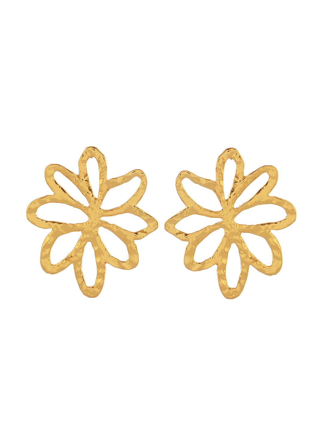 RICHEERA Gold-plated Contemporary Studs Earrings