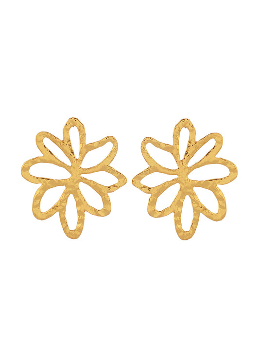 RICHEERA Gold-plated Contemporary Studs Earrings