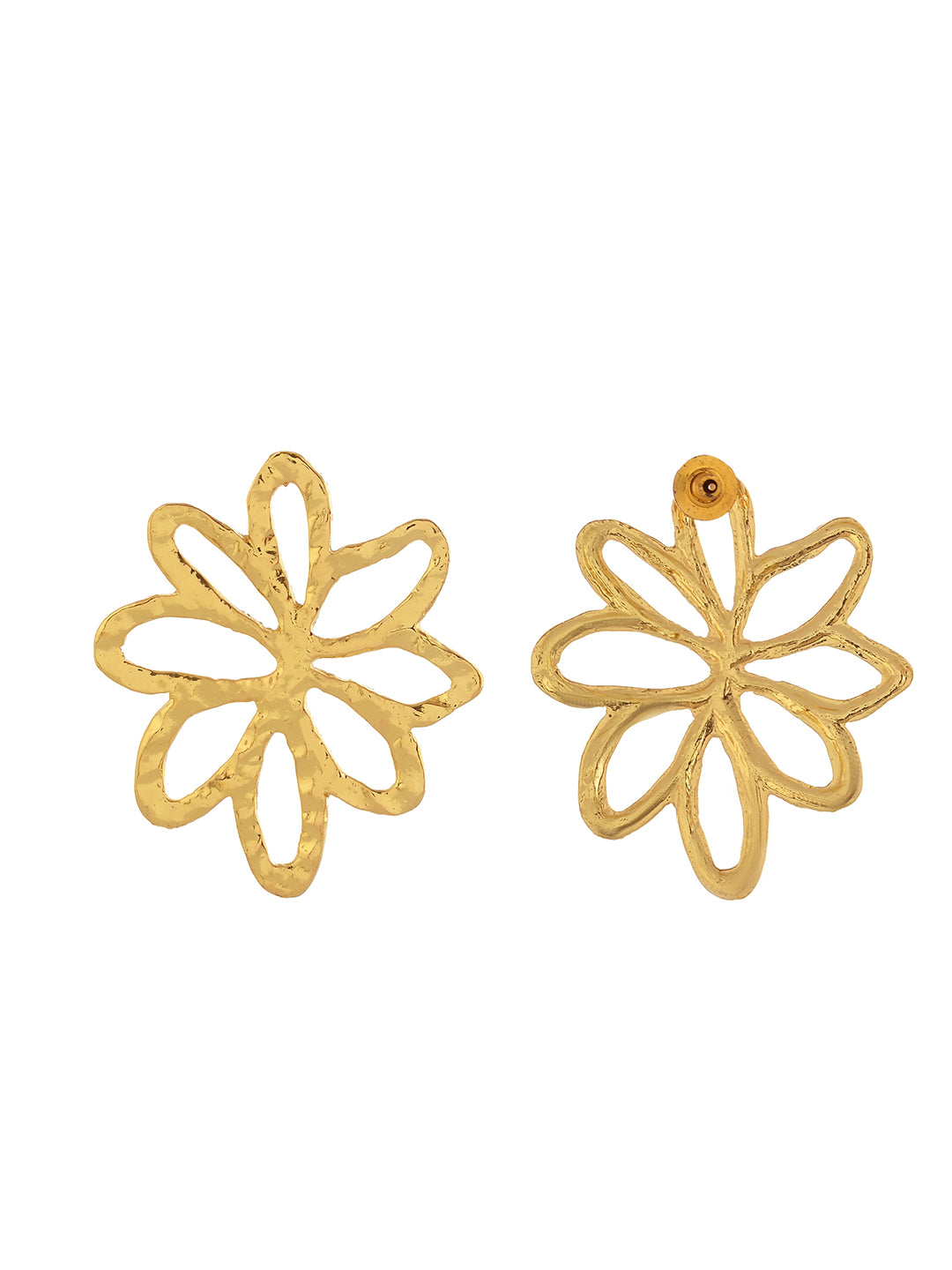 RICHEERA Gold-plated Contemporary Studs Earrings