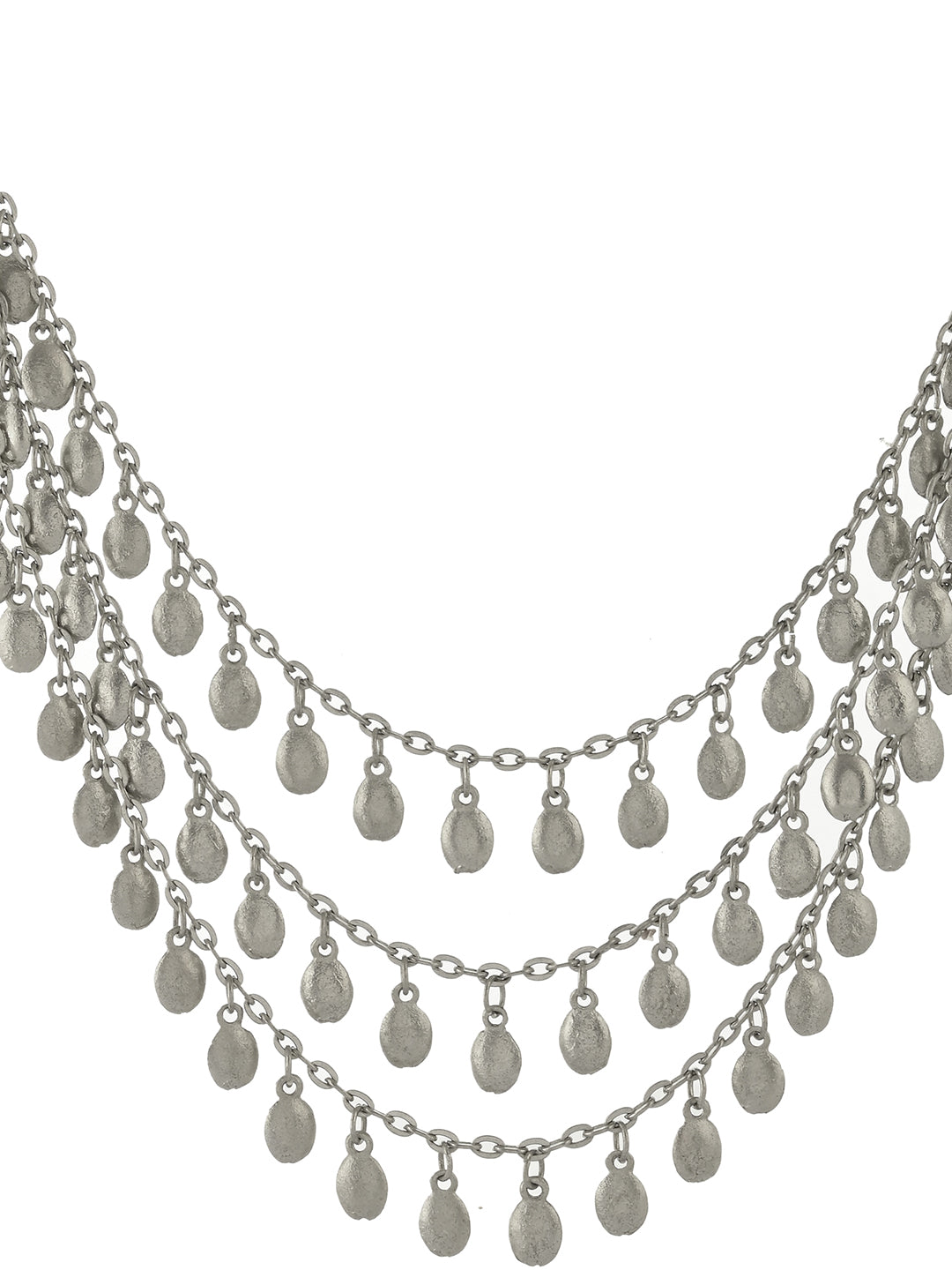 RICHEERA Silver-Plated Antique Necklace