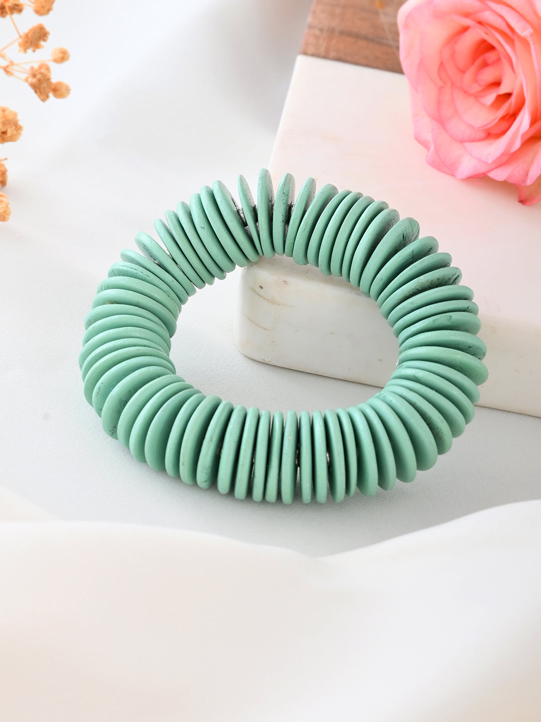 Beaded Elasticated Bracelet